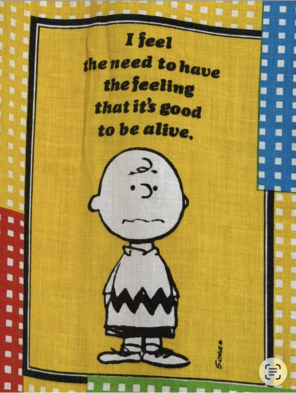 Vintage Sears Perma Prest Peanuts Twin Flat Sheet No Tag 66x96